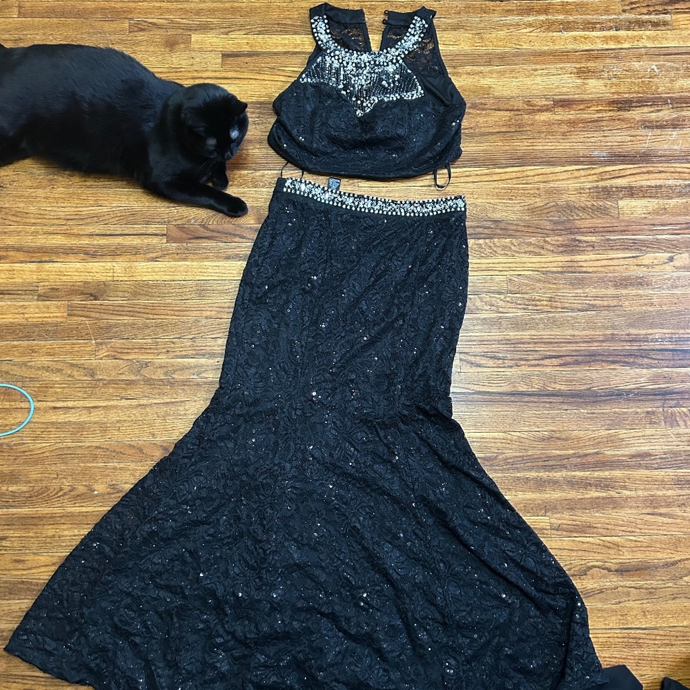 Two Piece Prom Dress
